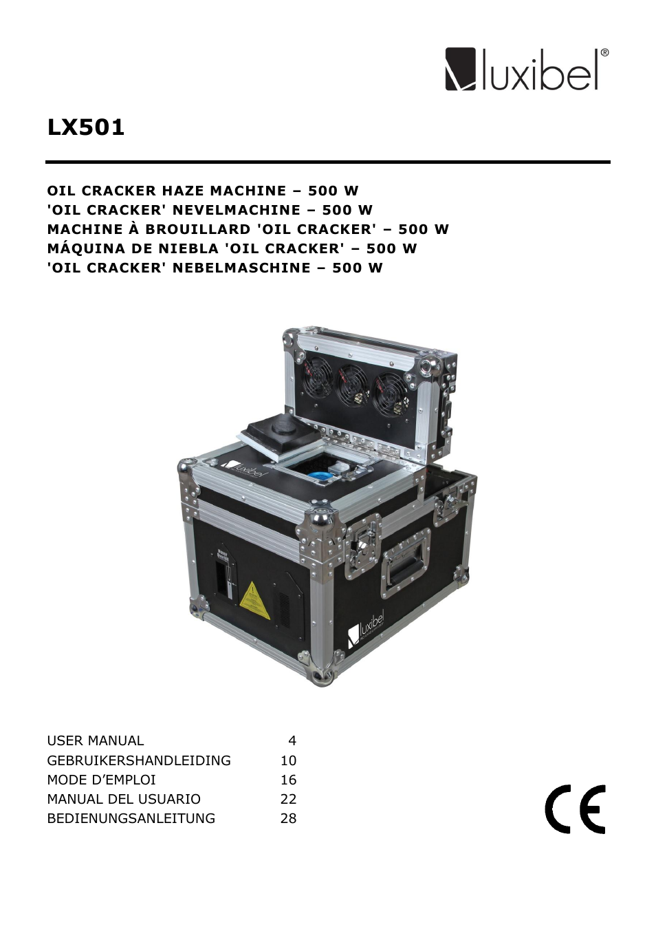Velleman LX501 User Manual | 33 pages