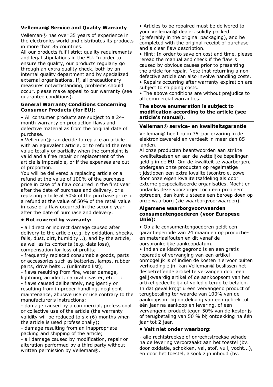 Velleman CAMRFM3 User Manual | Page 19 / 22