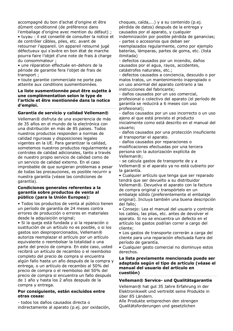 Velleman CAMRFM3 User Manual | Page 21 / 22