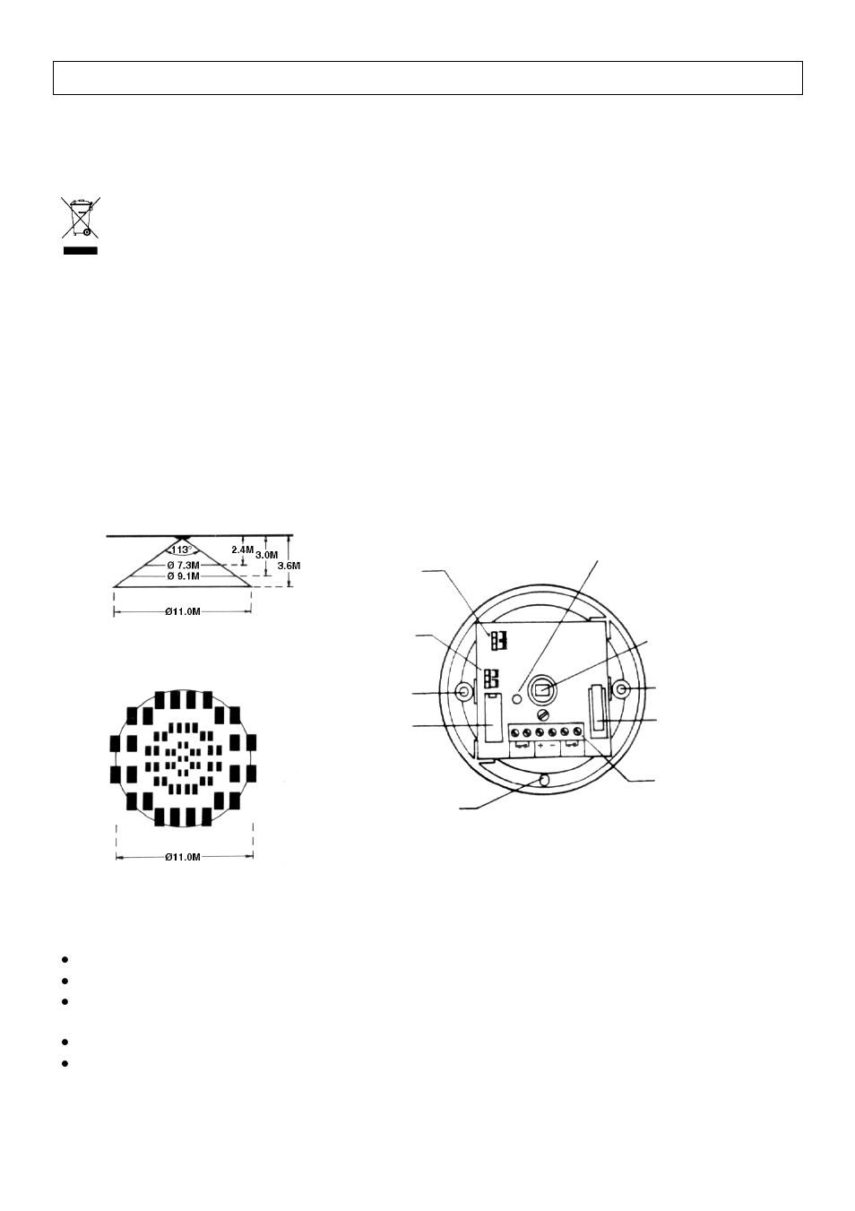 Detector pir para montaje al techo, Haa50 | Velleman HAA50 User Manual | Page 11 / 16