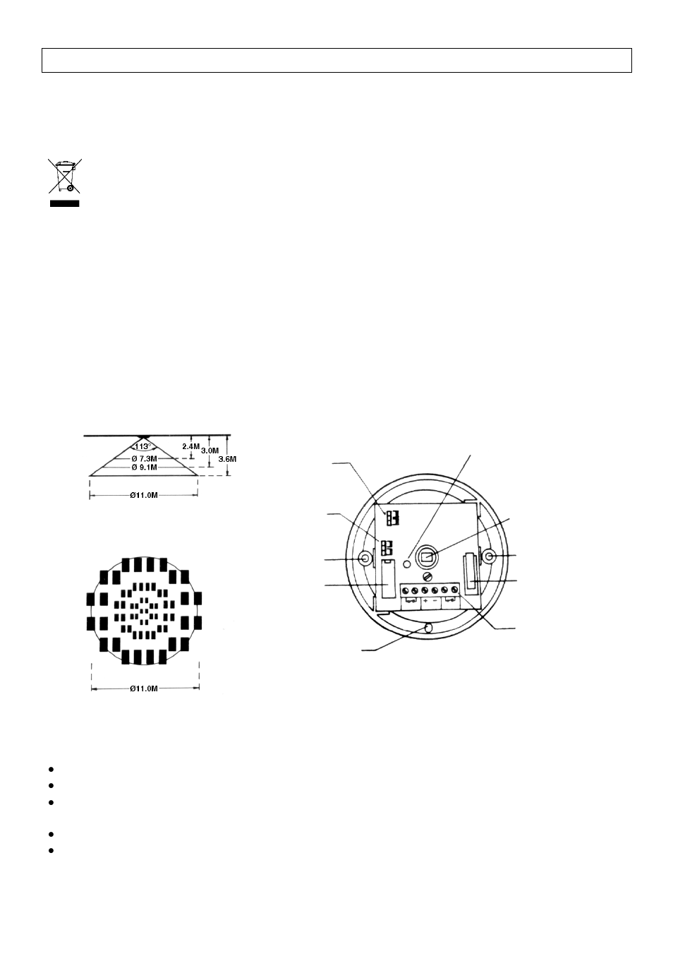 Haa50 – detecteur pir pour montage au plafond | Velleman HAA50 User Manual | Page 8 / 16