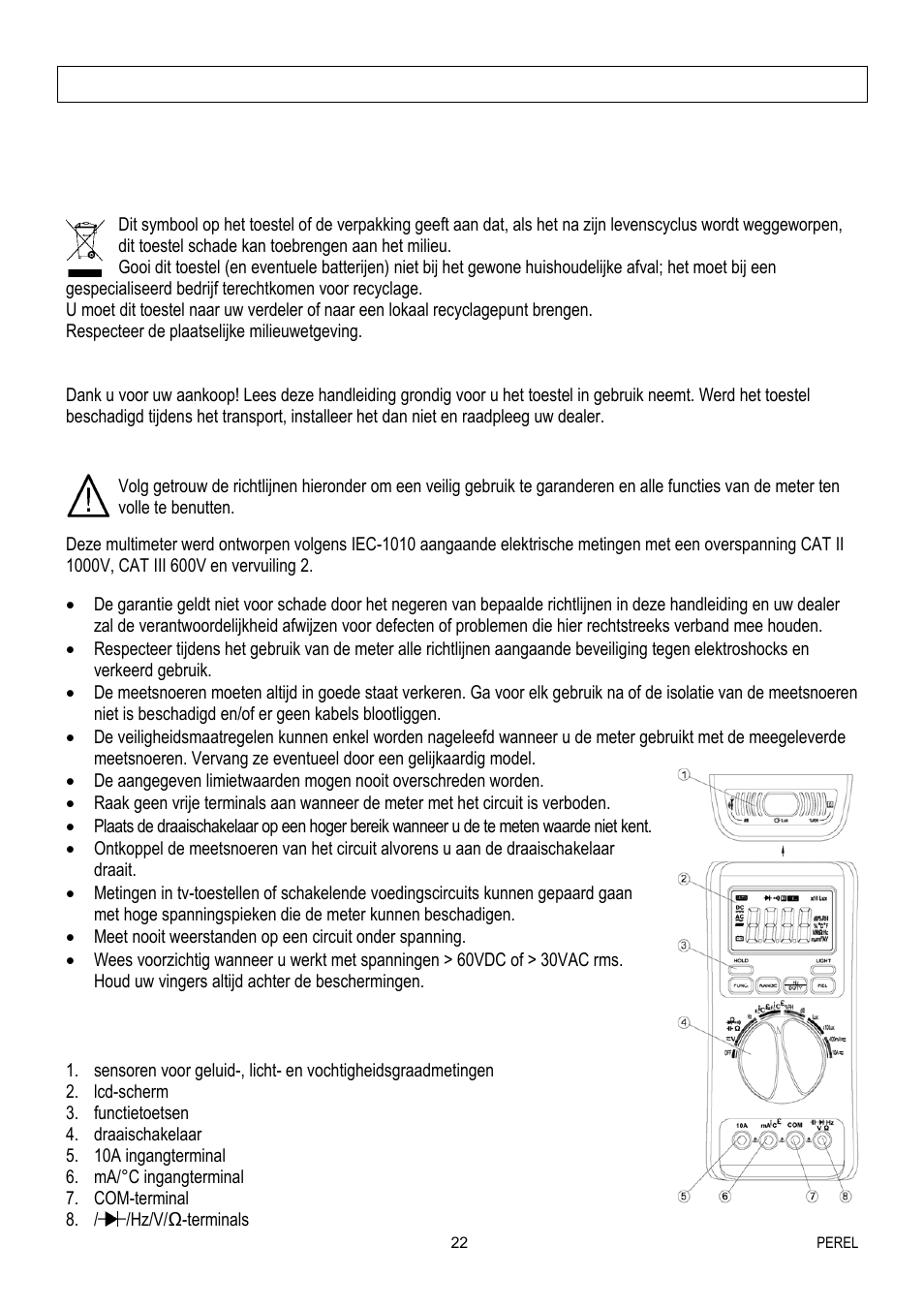 Velleman EVM1400 User Manual | Page 22 / 60