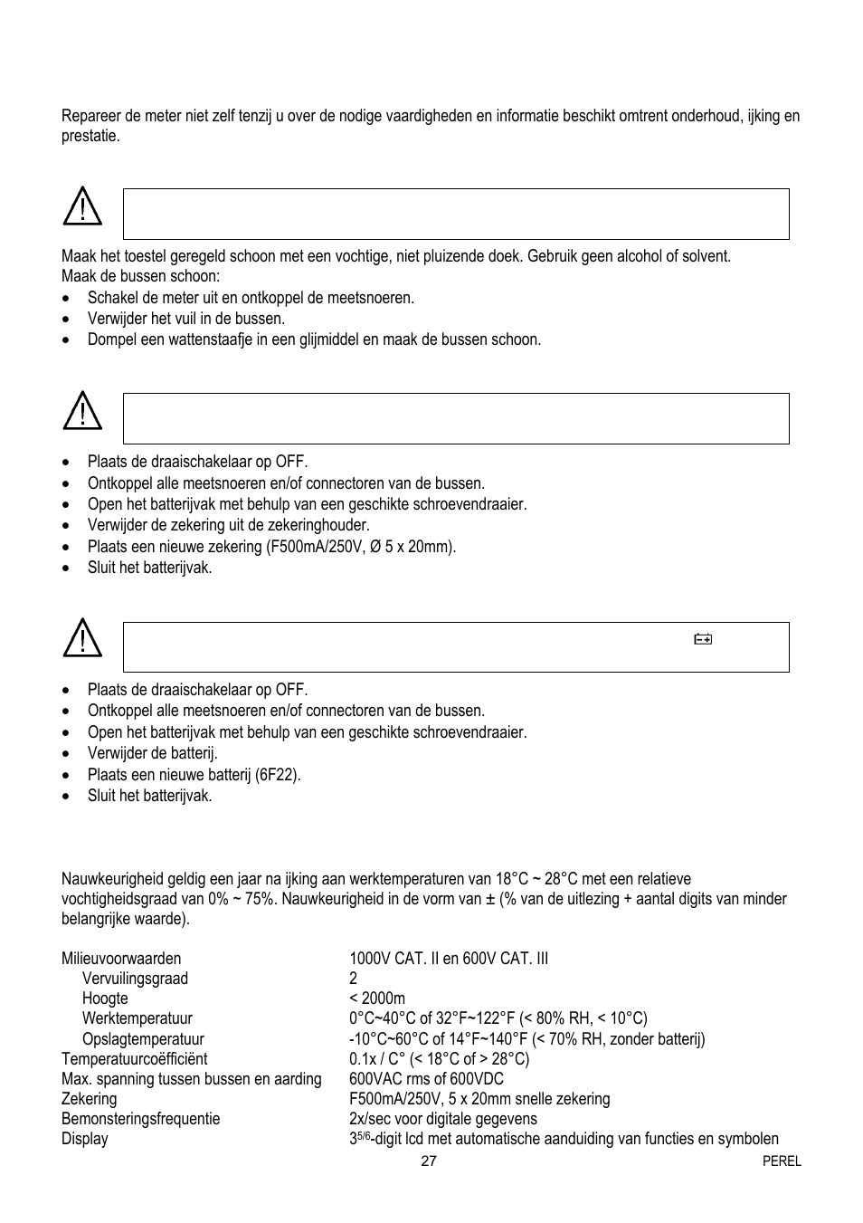 Velleman EVM1400 User Manual | Page 27 / 60