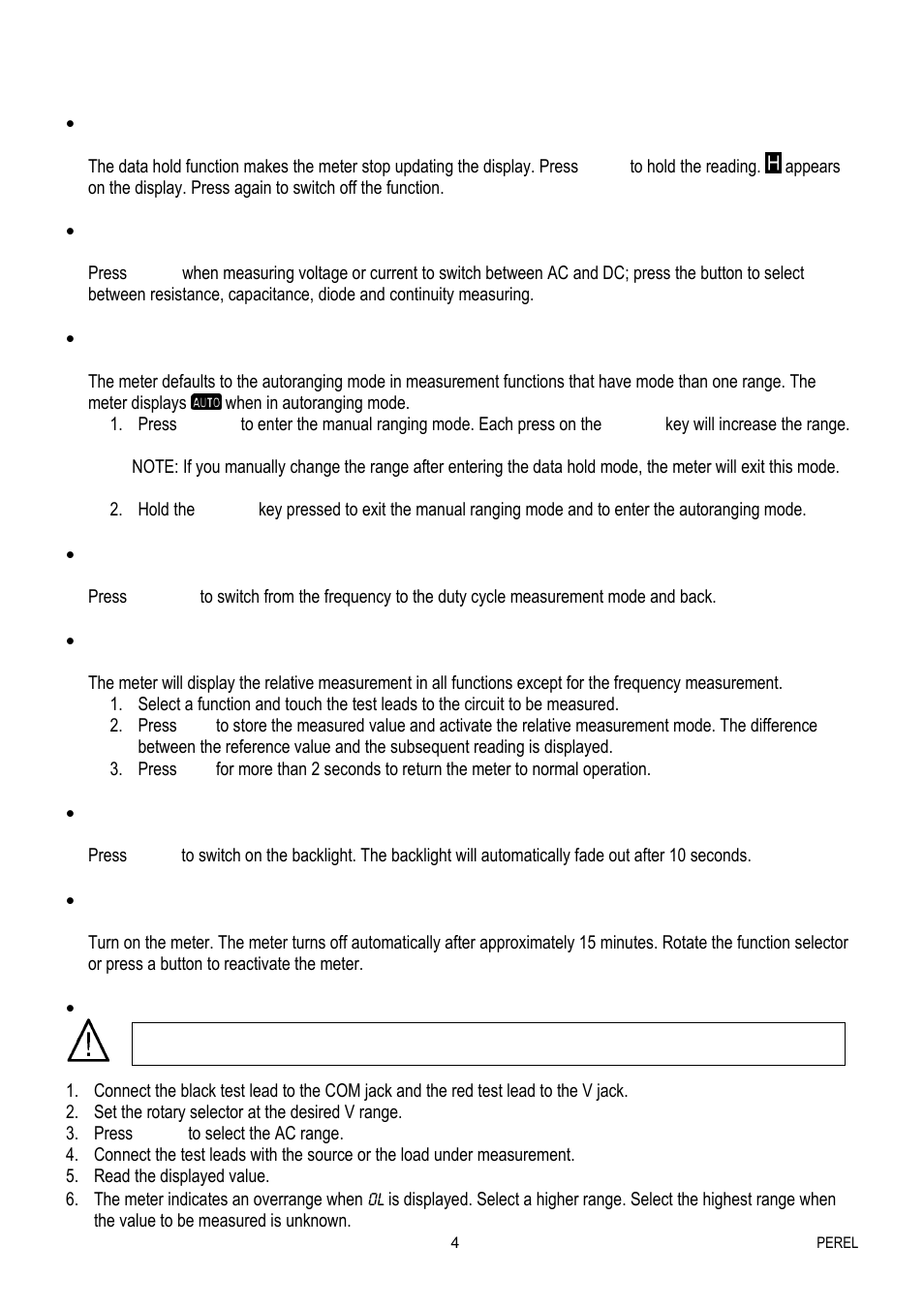 Velleman EVM1400 User Manual | Page 4 / 60