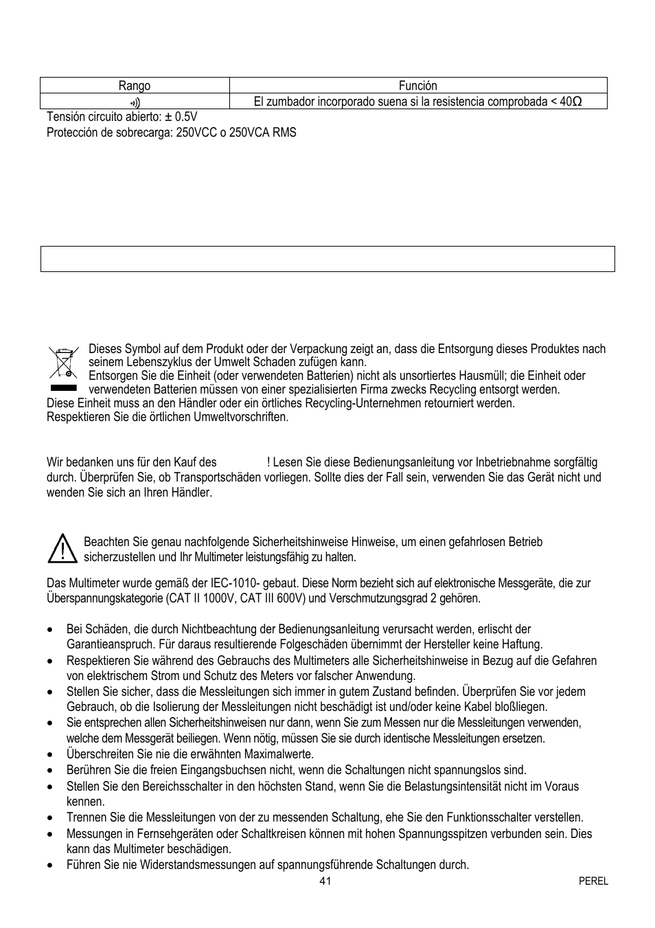 Velleman EVM1400 User Manual | Page 41 / 60