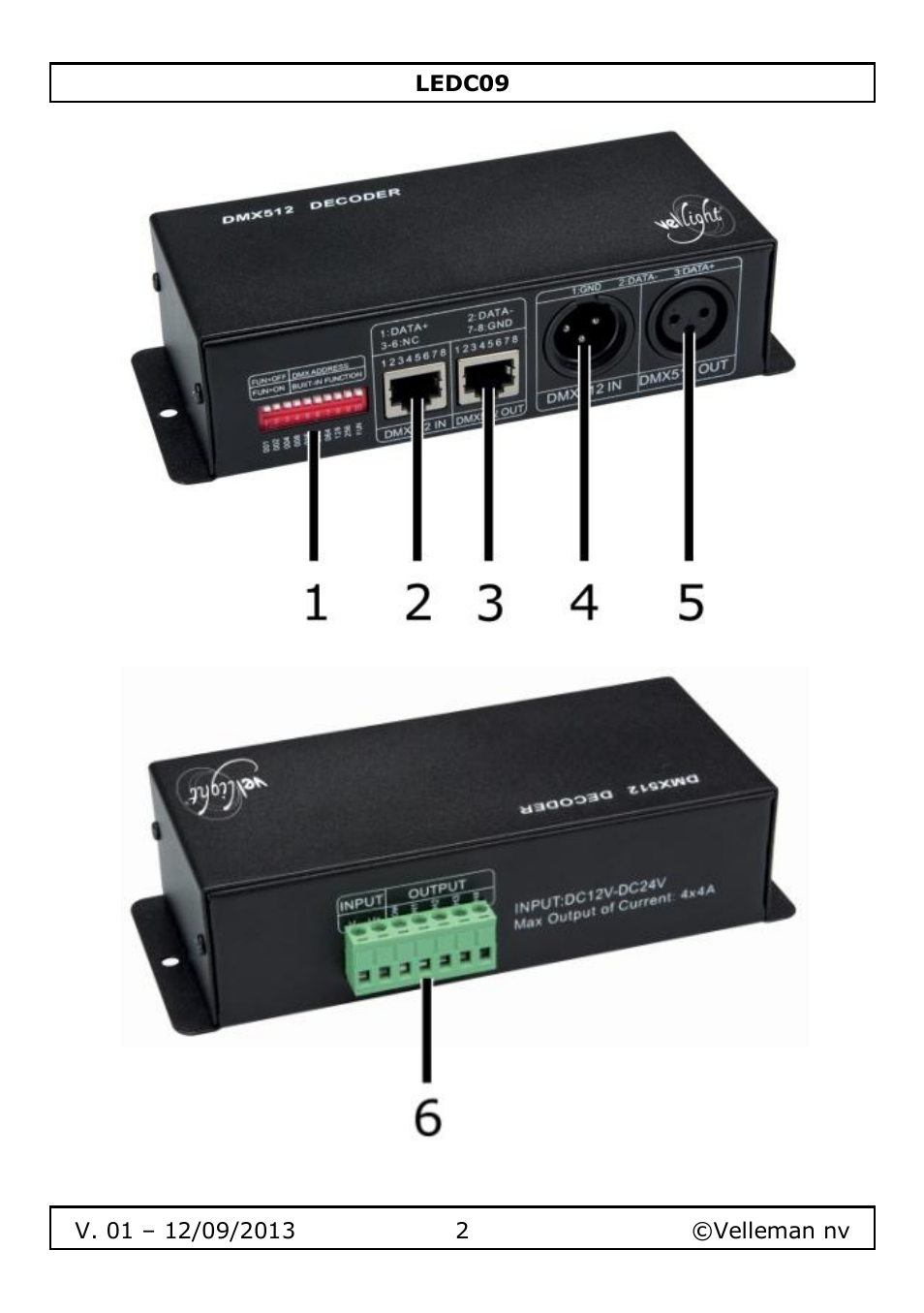 Velleman LEDC09 User Manual | Page 2 / 44