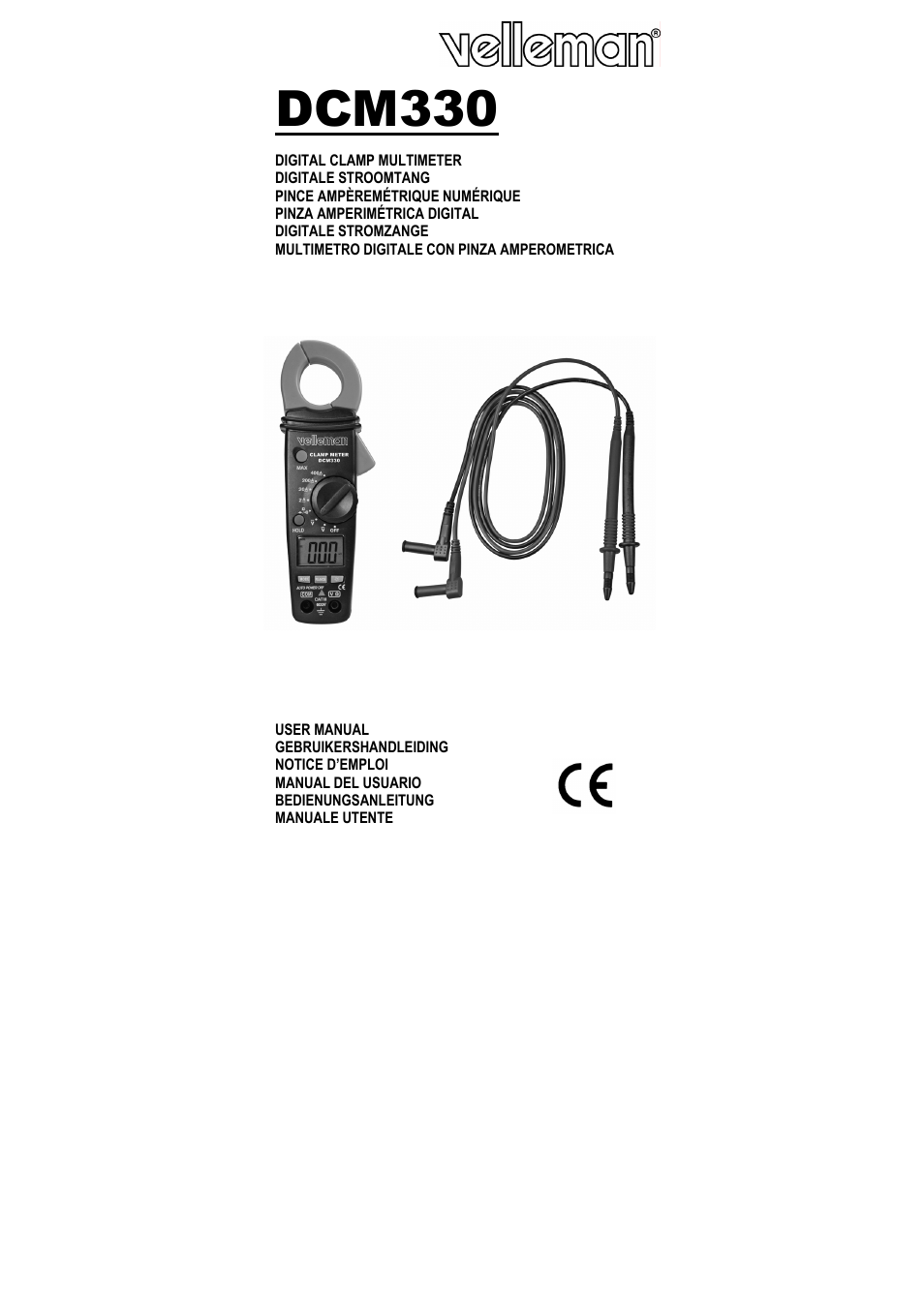 Velleman DCM330 User Manual | 29 pages