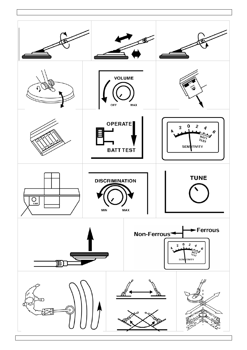 A b c, D e f, G h i | J k l, O p q | Velleman CS100N User Manual | Page 2 / 34