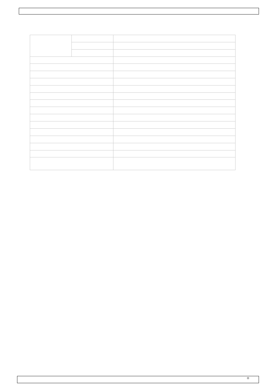 Technical specifications | Velleman DVM8852 User Manual | Page 8 / 30