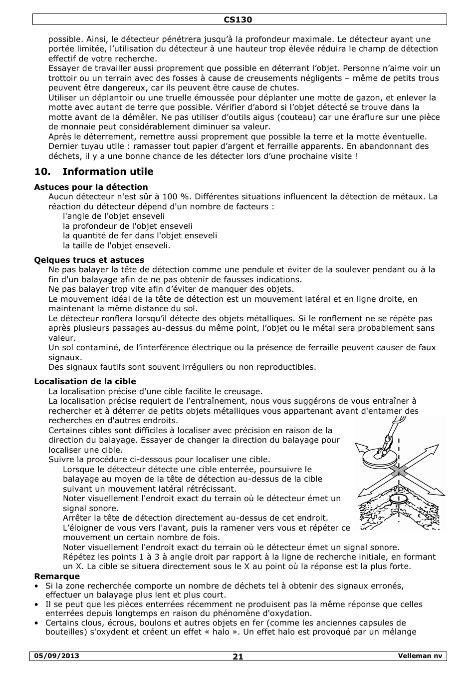 Information utile | Velleman CS130 User Manual | Page 21 / 54