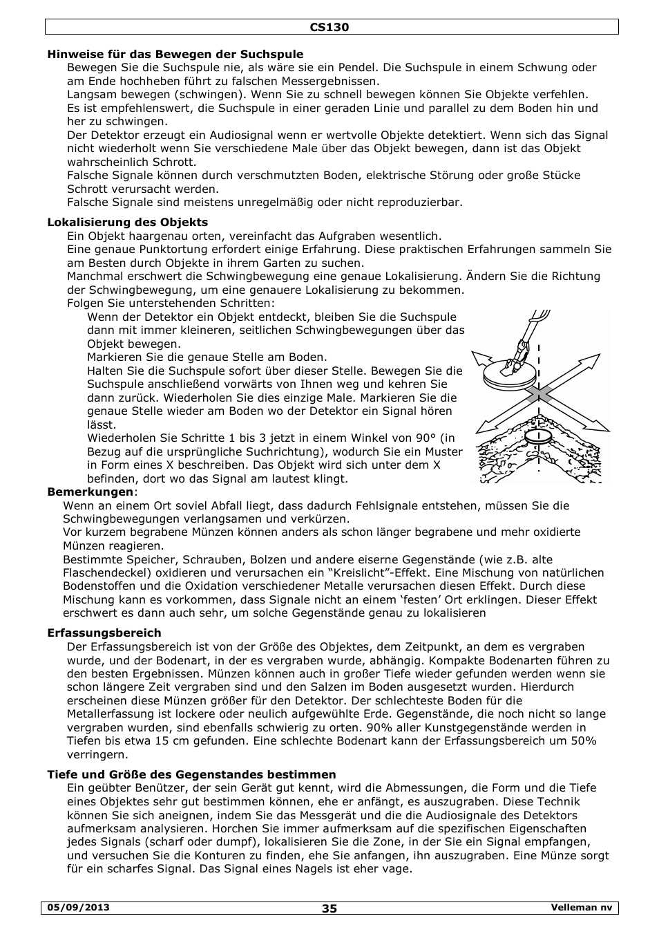 Velleman CS130 User Manual | Page 35 / 54