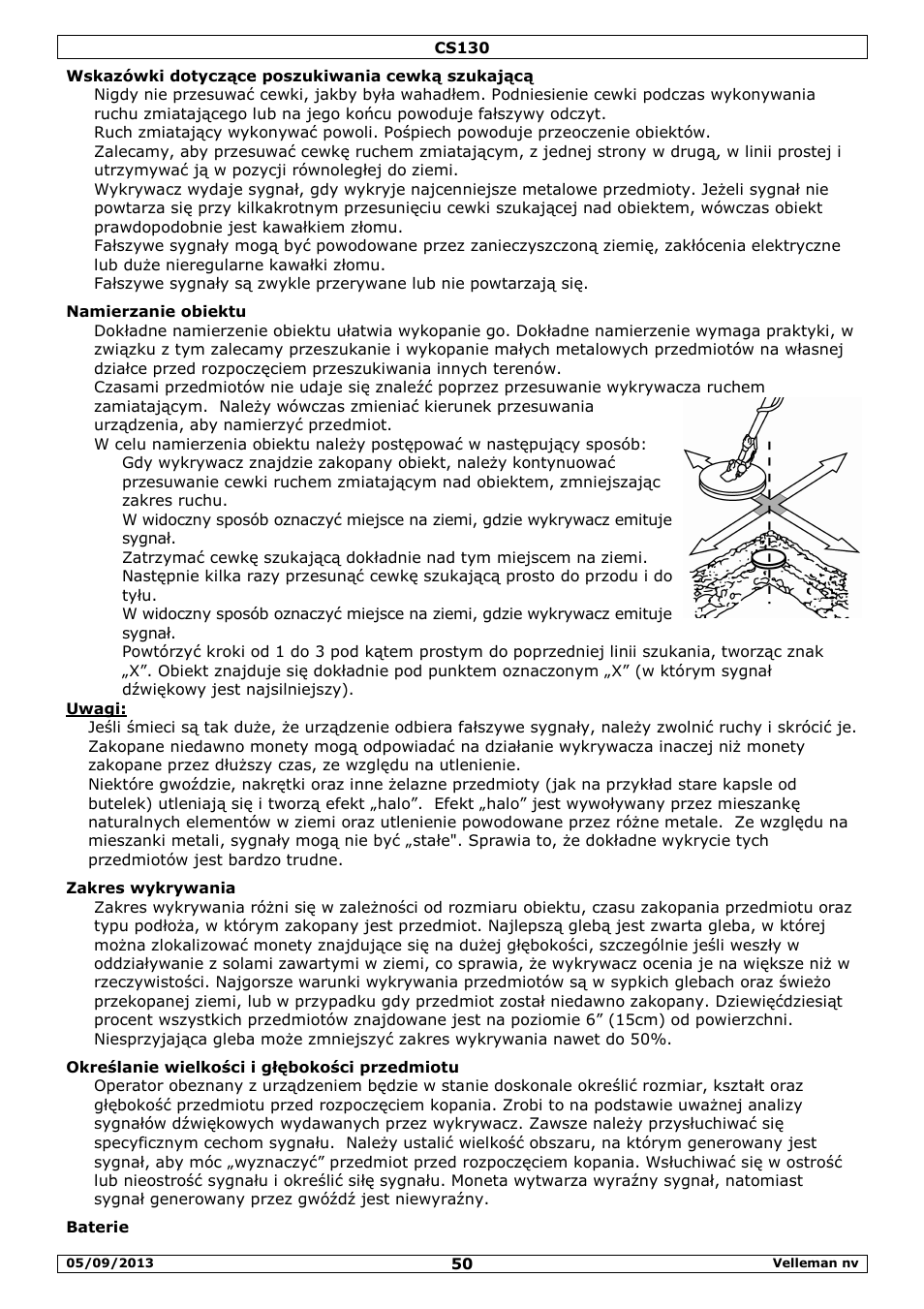 Velleman CS130 User Manual | Page 50 / 54