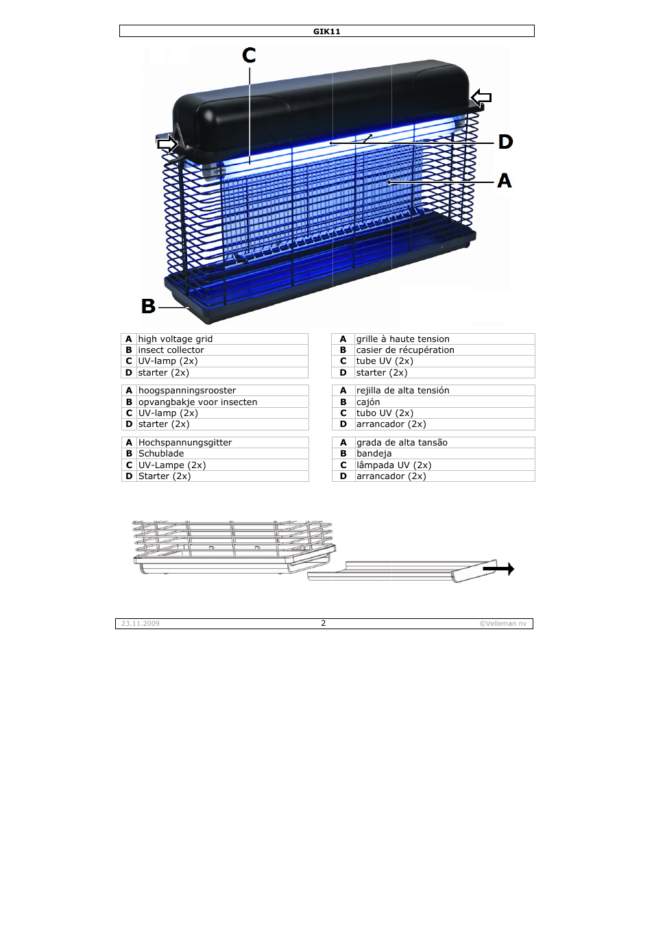 Velleman GIK11 User Manual | Page 2 / 16