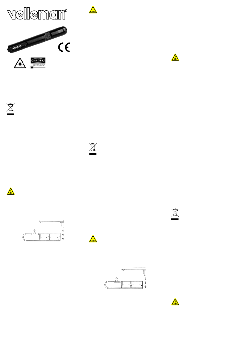 Velleman MP1000 User Manual | 4 pages