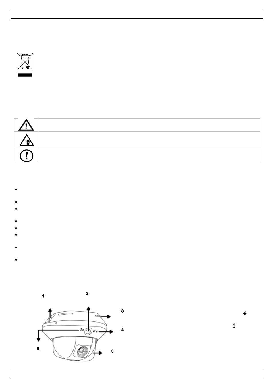 Schnelleinstieg, Einführung, Sicherheitshinweise | Allgemeine richtlinien, Beschreibung | Velleman CAMIP12 User manual User Manual | Page 27 / 36