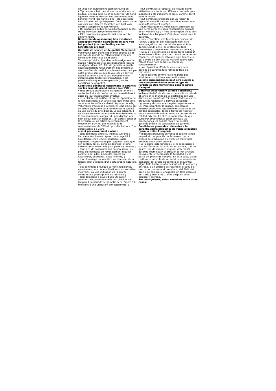 Velleman DVM4000 User Manual | Page 71 / 73