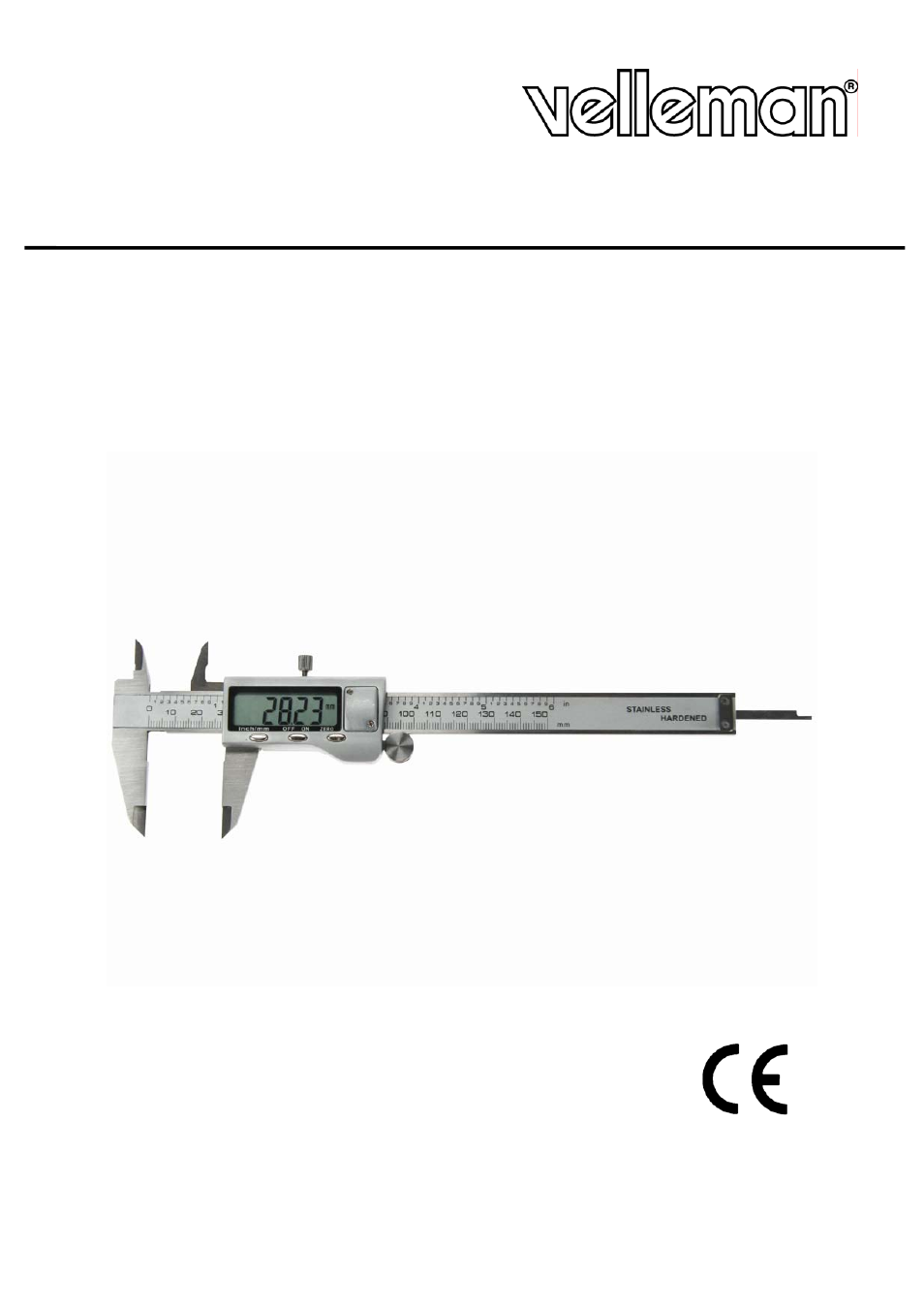 Velleman DCA150B User Manual | 10 pages