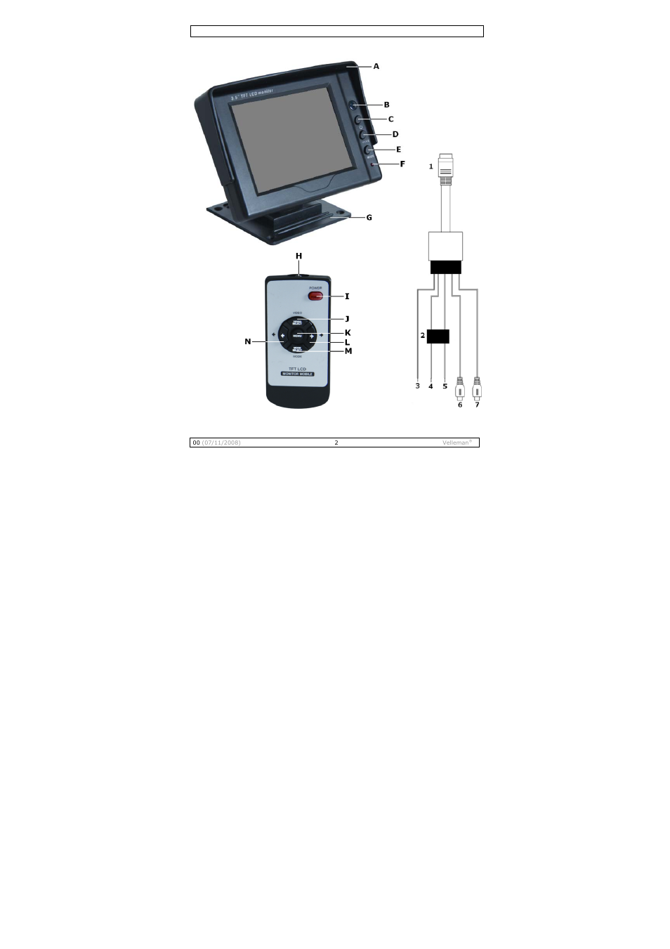 Velleman MONCOLHA3 User Manual | Page 2 / 22