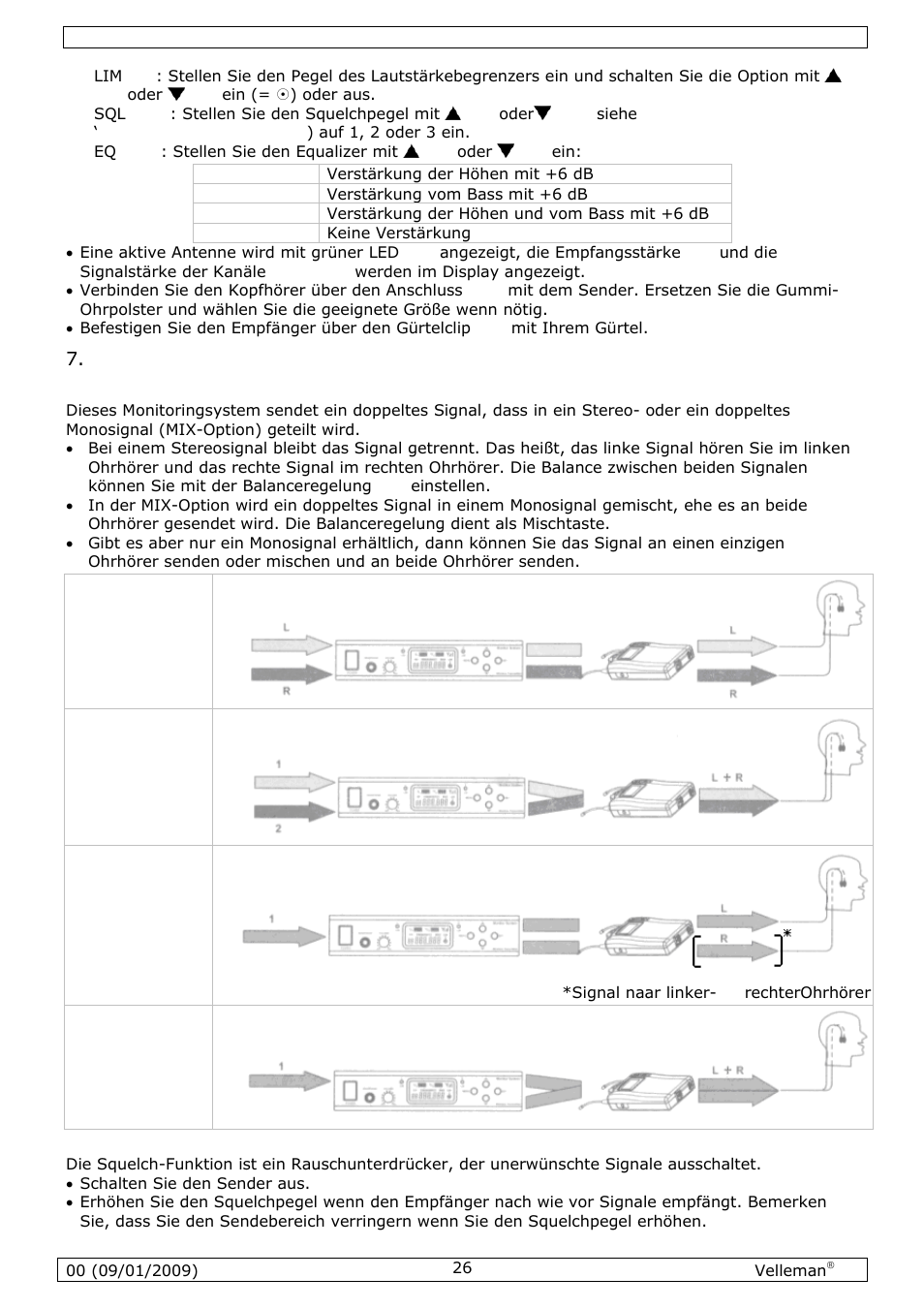 Velleman MICW70 User Manual | Page 26 / 29