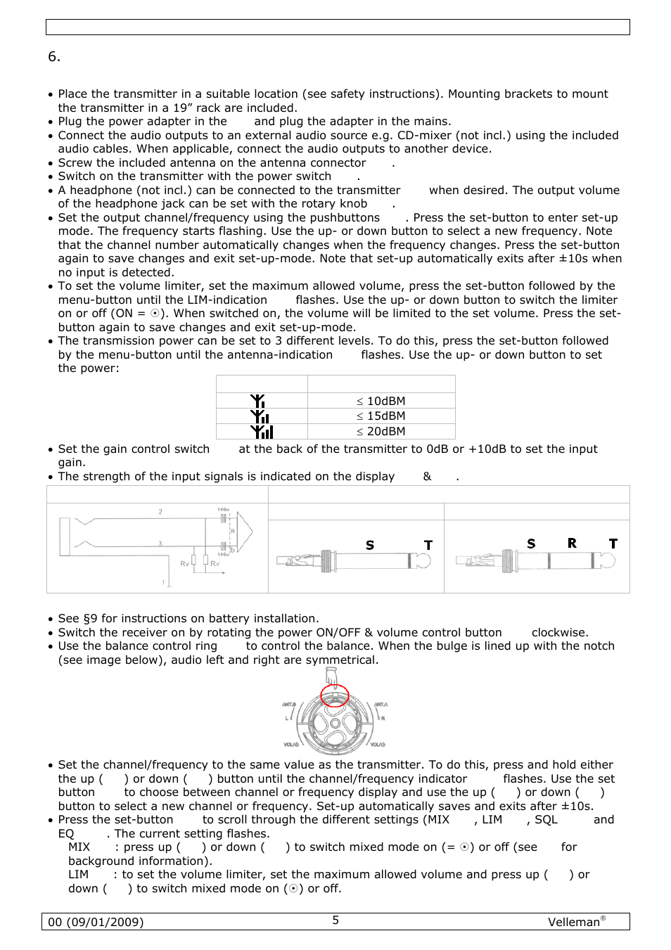 Velleman MICW70 User Manual | Page 5 / 29
