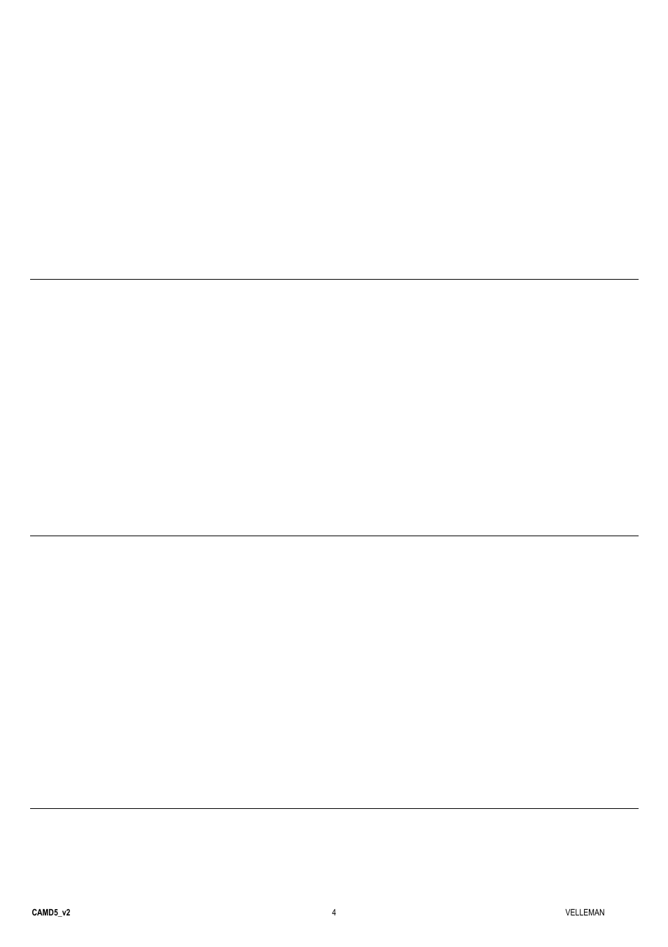 Velleman CAMD5 User Manual | Page 4 / 5