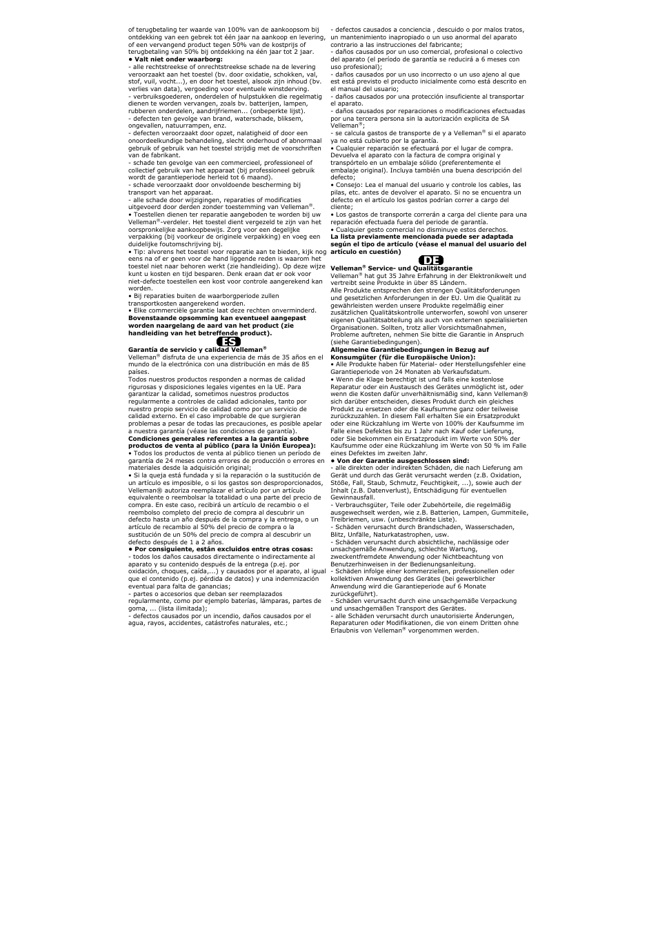 Velleman EHF1 User Manual | Page 16 / 17