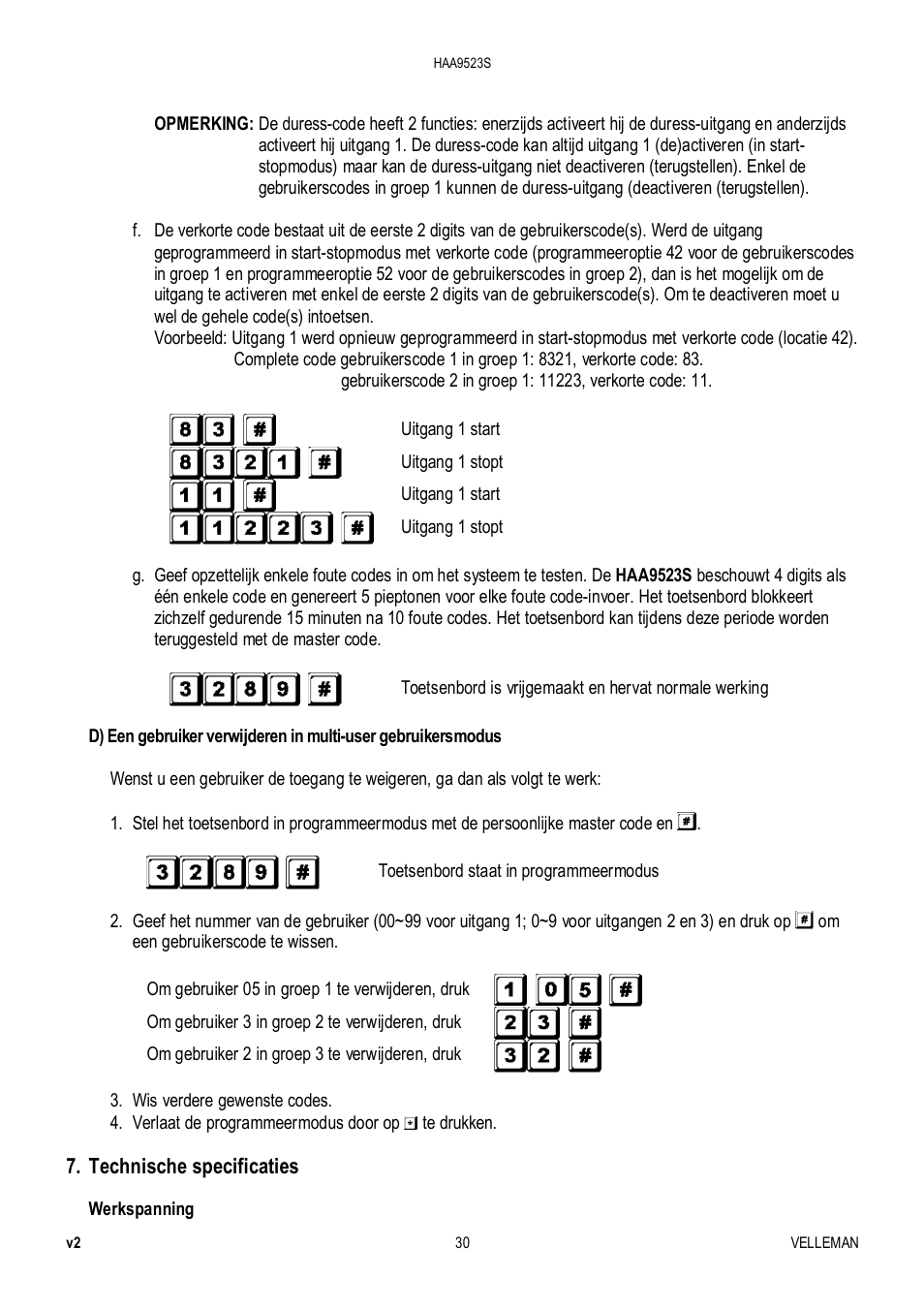 Velleman HAA9523S User Manual | Page 30 / 84