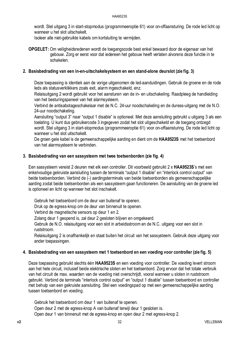 Velleman HAA9523S User Manual | Page 32 / 84