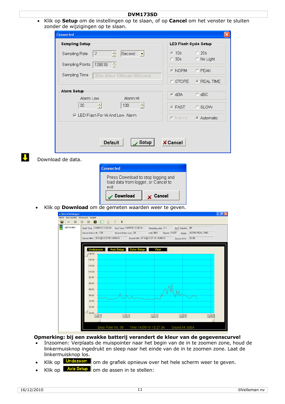Velleman DVM173SD User Manual | Page 11 / 34