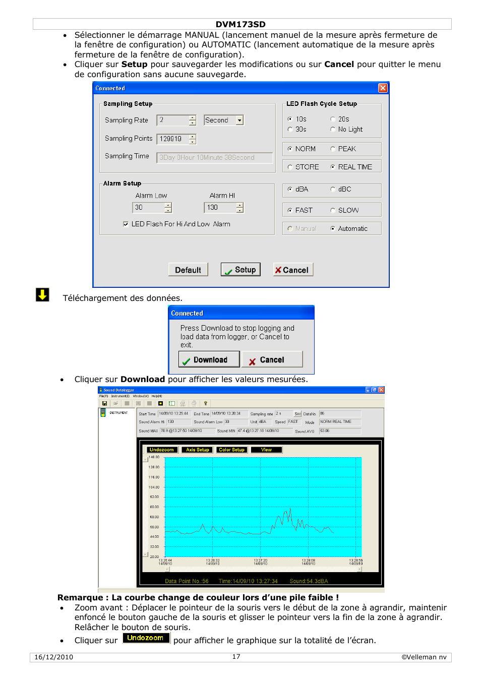 Velleman DVM173SD User Manual | Page 17 / 34