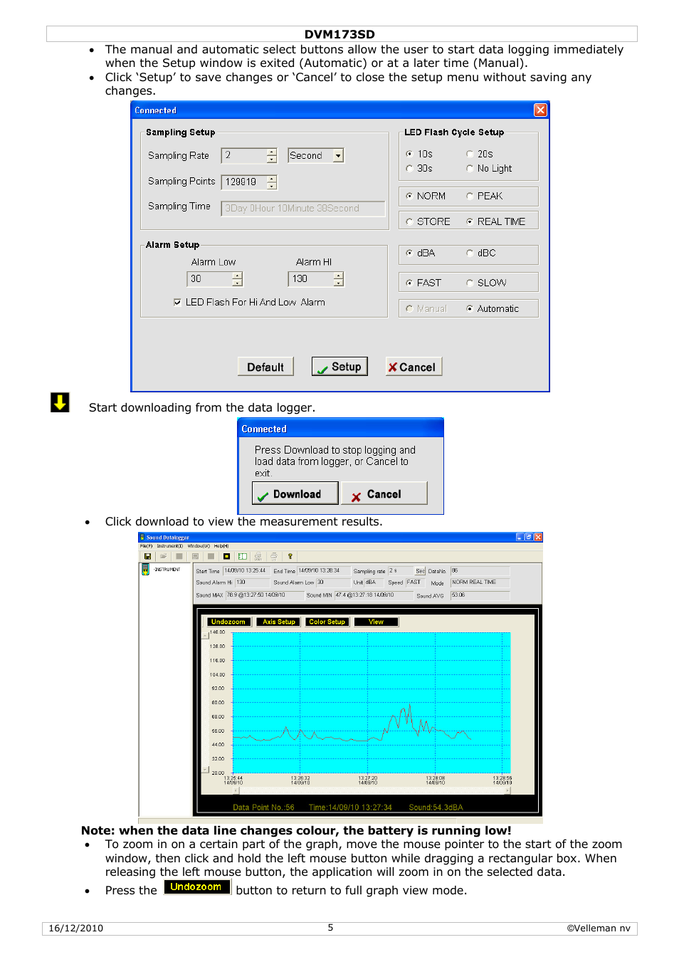 Velleman DVM173SD User Manual | Page 5 / 34