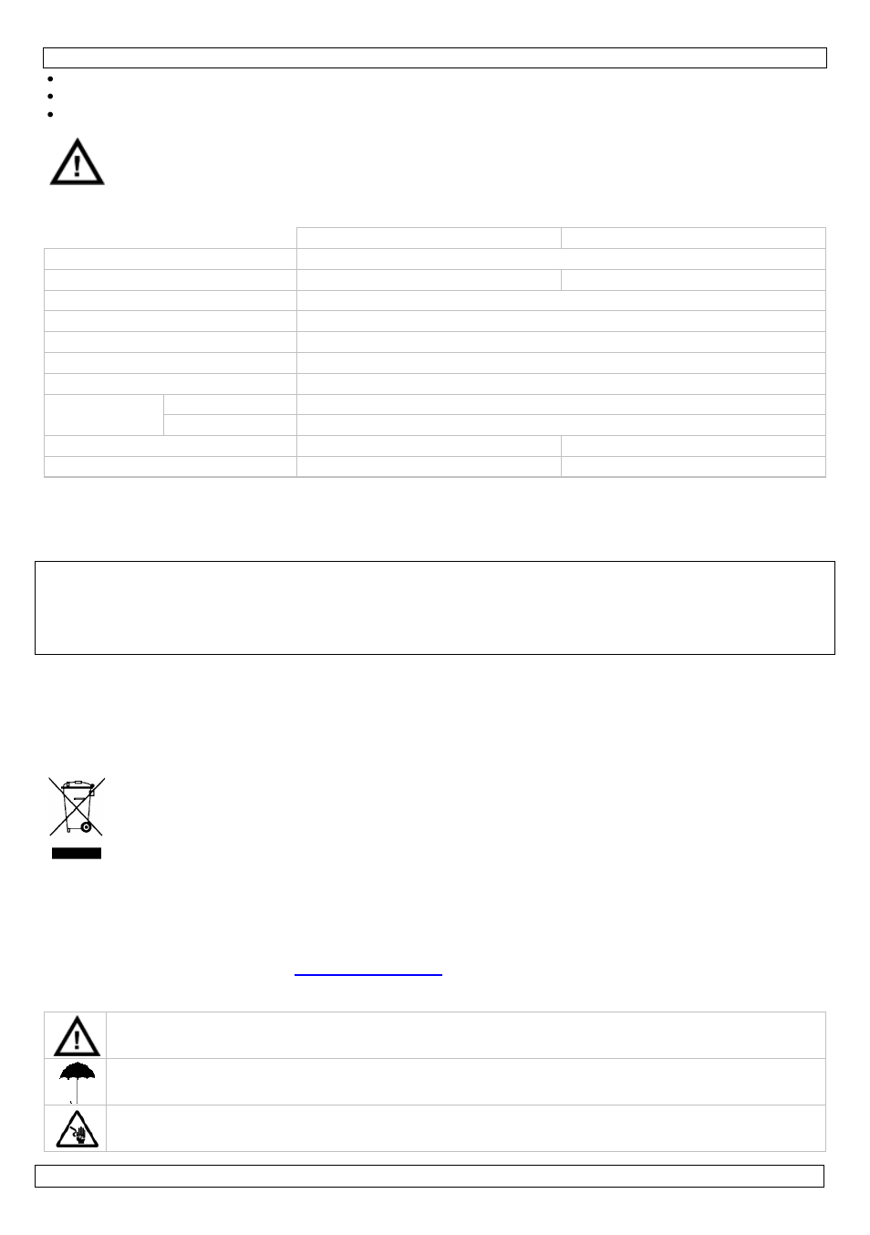 Spécifications techniques, Manual del usuario, Introducción | Instrucciones de seguridad | Velleman MON7TA1 User Manual | Page 10 / 17