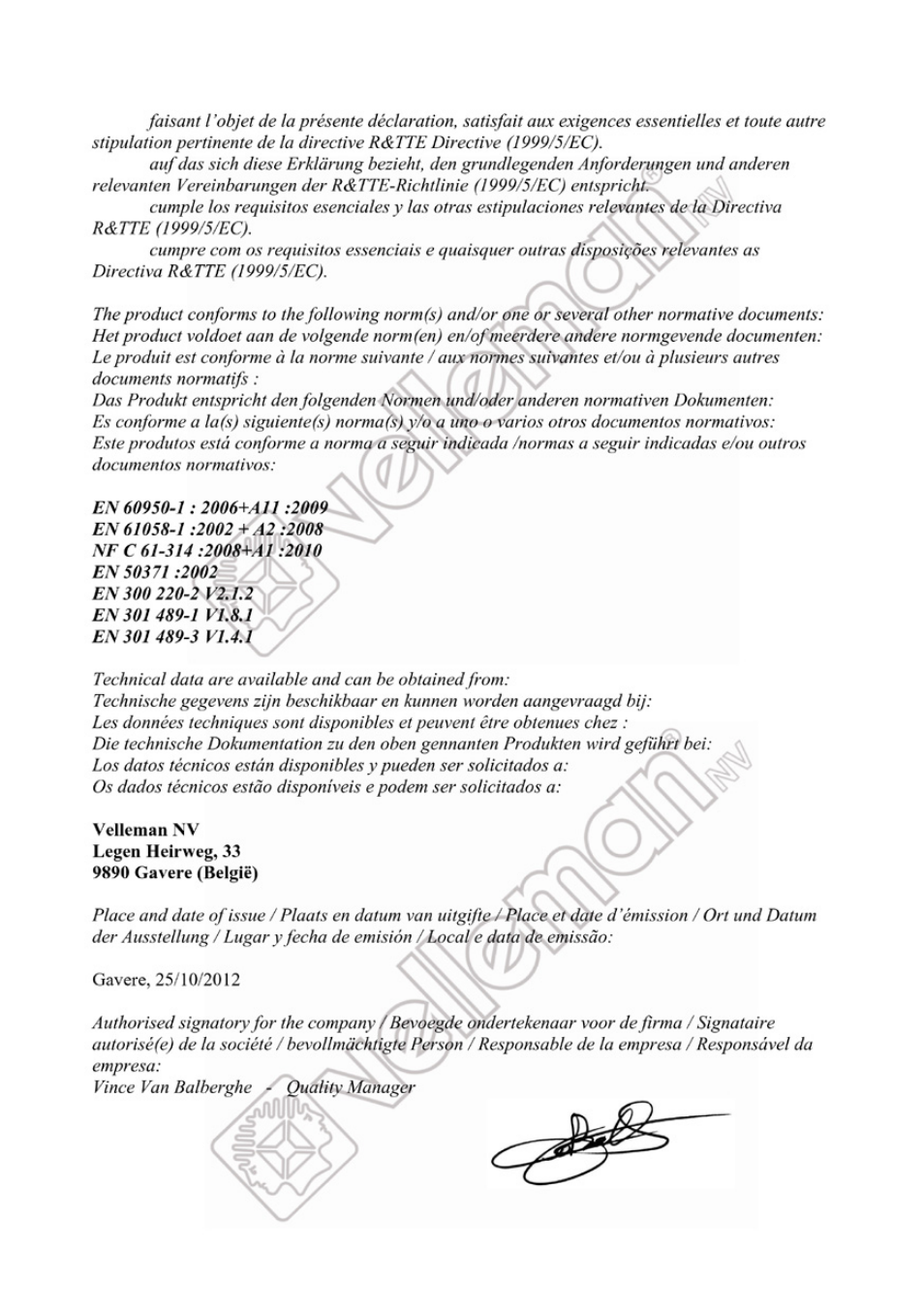 Velleman 7500-3N2 User Manual | Page 15 / 15