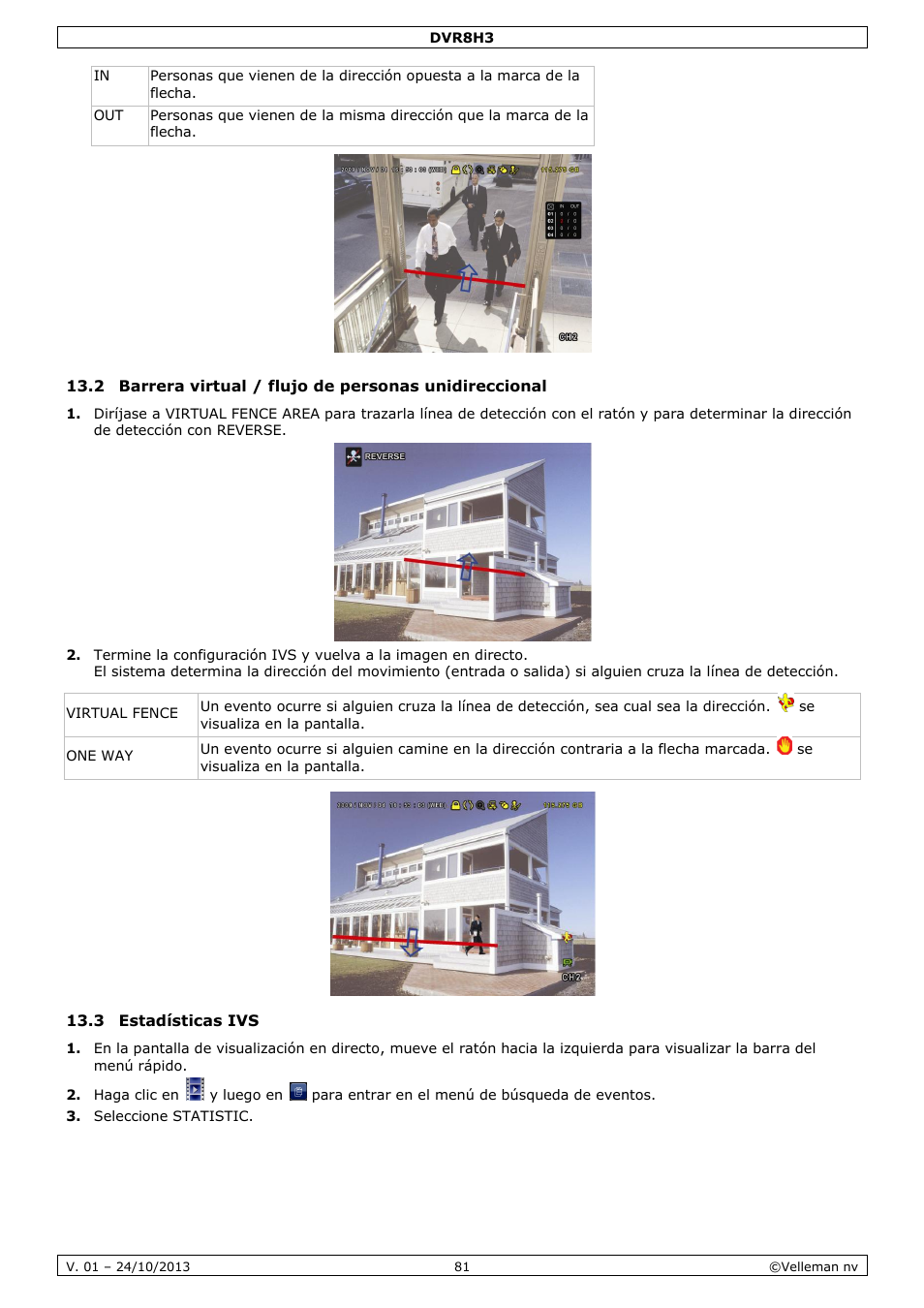 3 estadísticas ivs | Velleman DVR8H3 User Manual | Page 81 / 128
