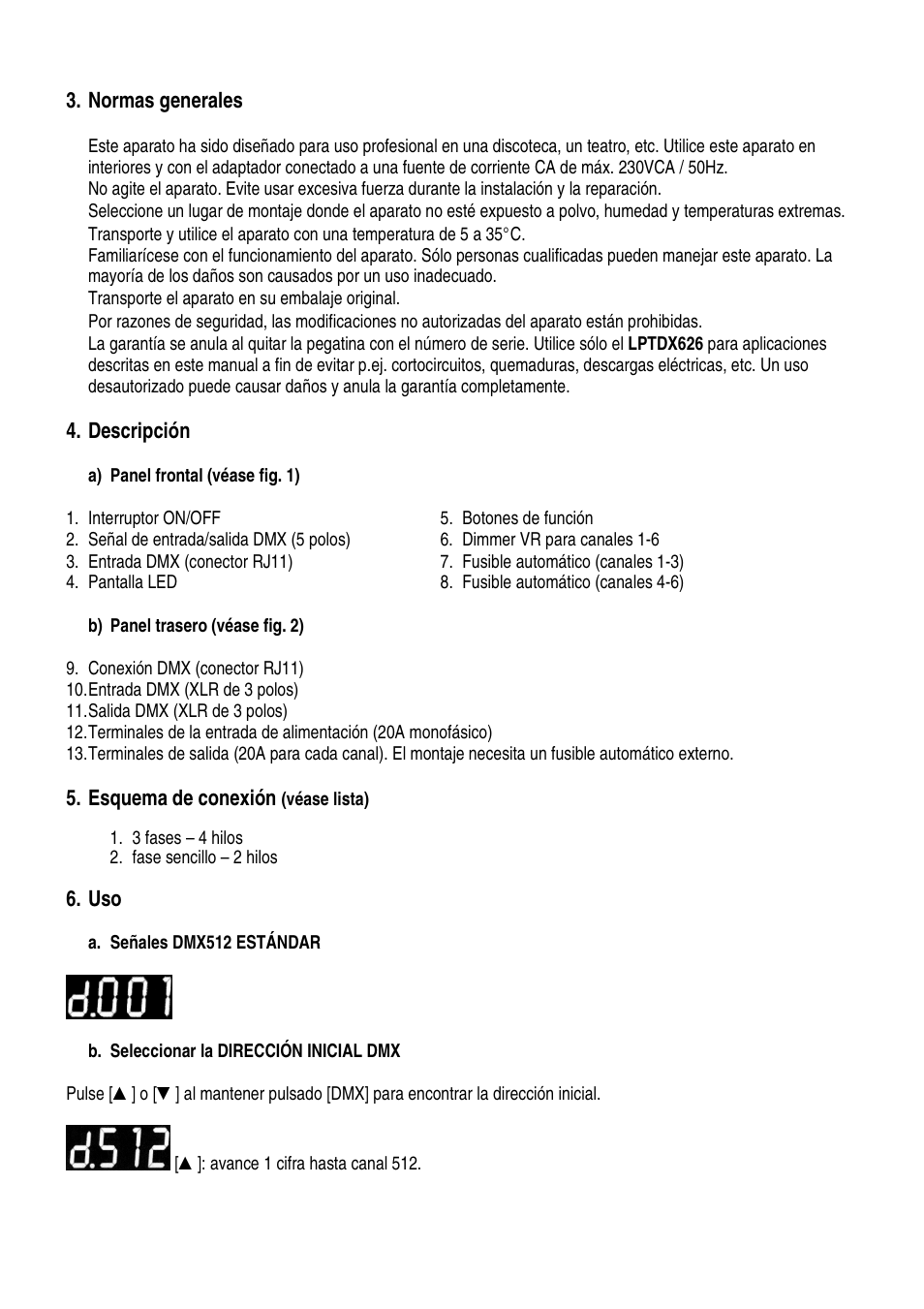 Velleman LPTDX626 User Manual | Page 14 / 20