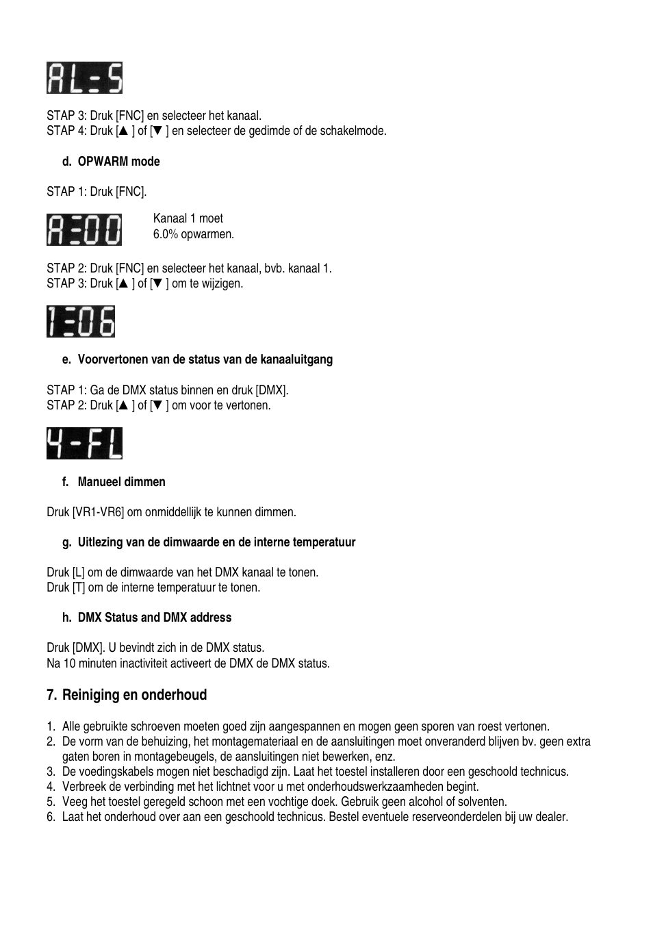 Velleman LPTDX626 User Manual | Page 8 / 20