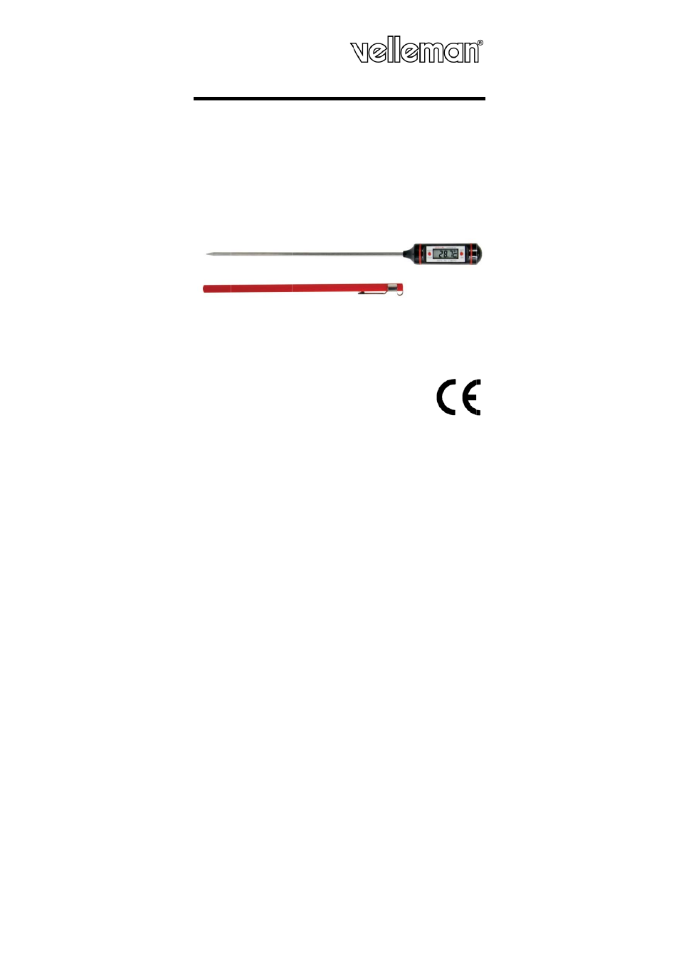 Velleman DTP1N User Manual | 14 pages