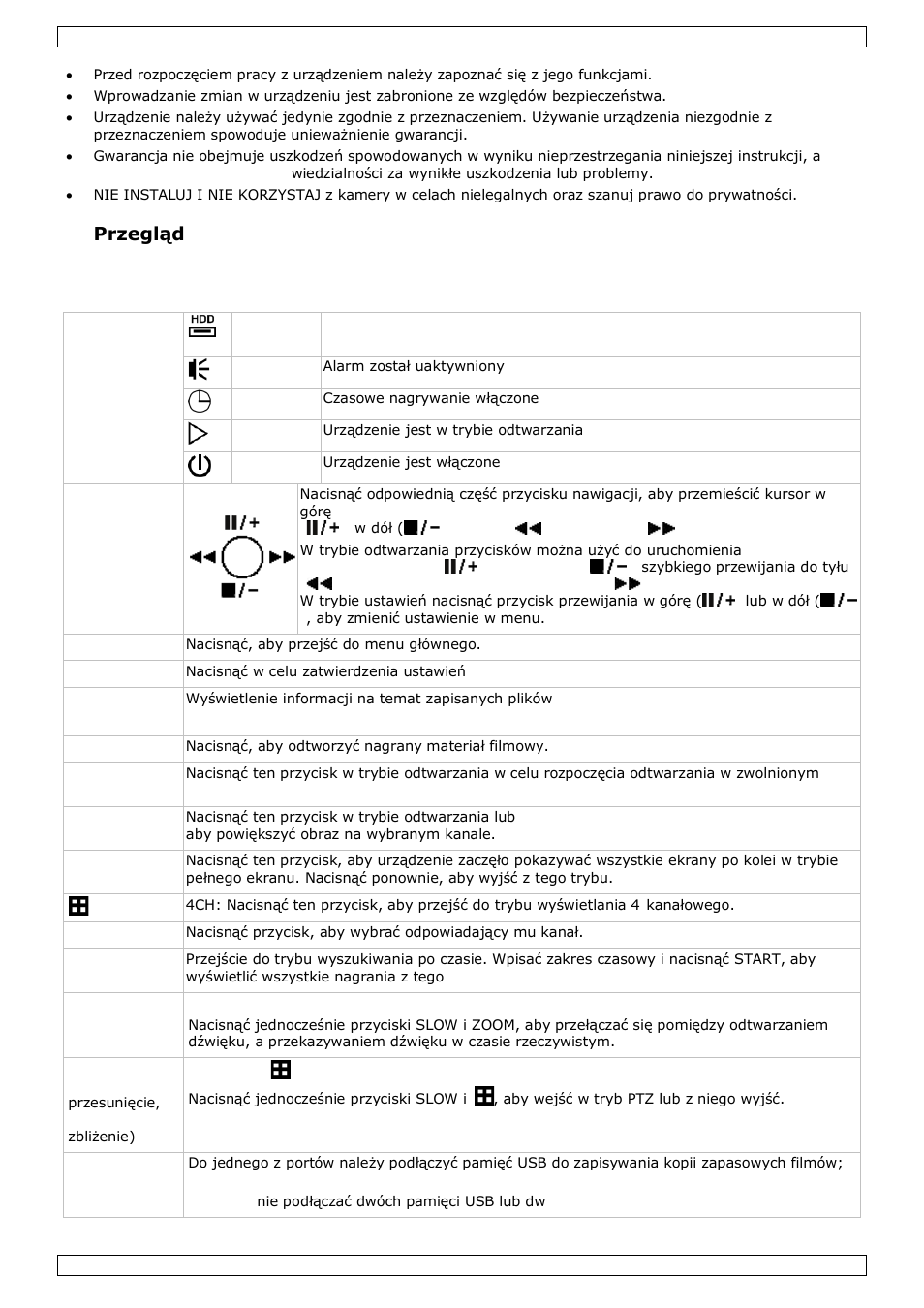 Przegląd | Velleman CCTVPROM16 User Manual | Page 52 / 60