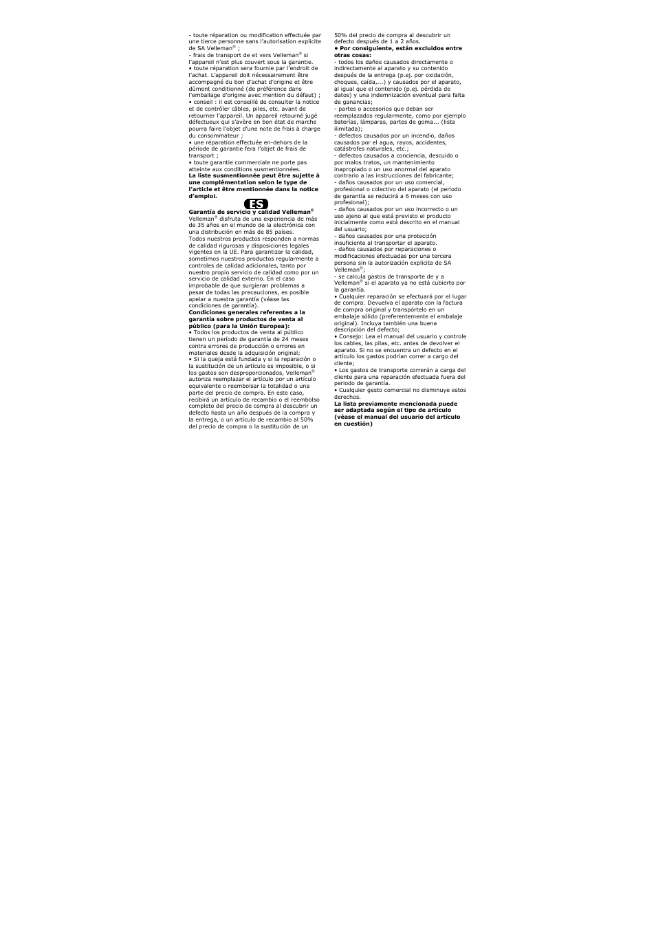 Velleman DVM1300 User Manual | Page 17 / 18