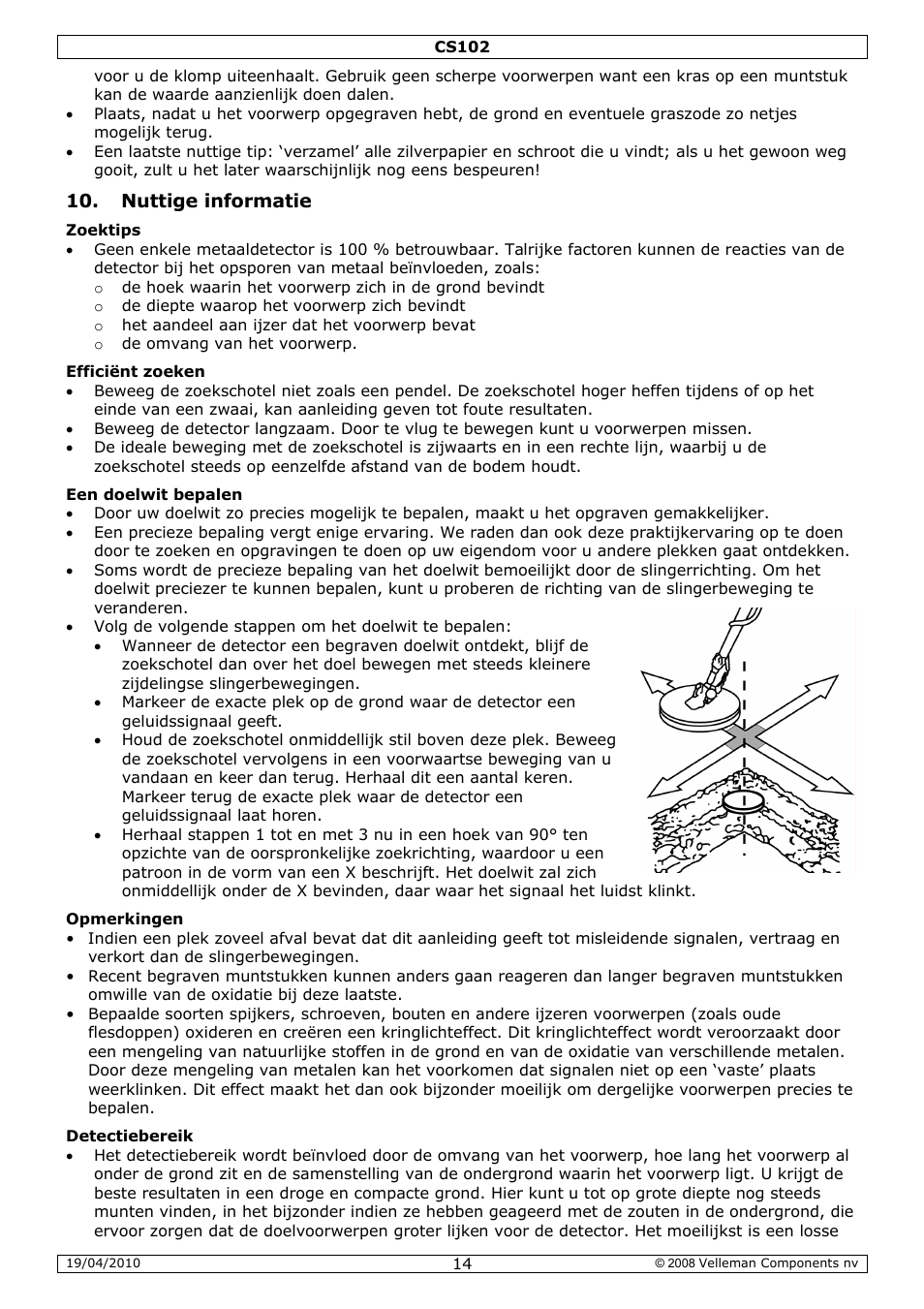 Velleman CS102 User Manual | Page 14 / 52