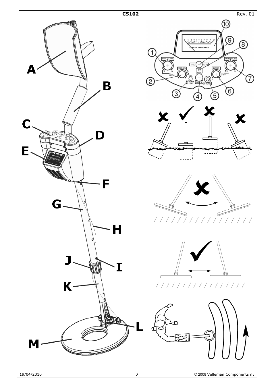 Velleman CS102 User Manual | Page 2 / 52