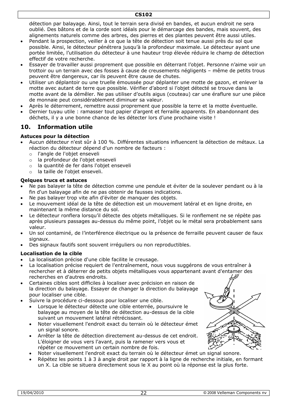 Velleman CS102 User Manual | Page 22 / 52