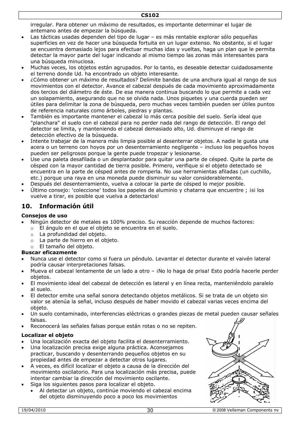 Velleman CS102 User Manual | Page 30 / 52