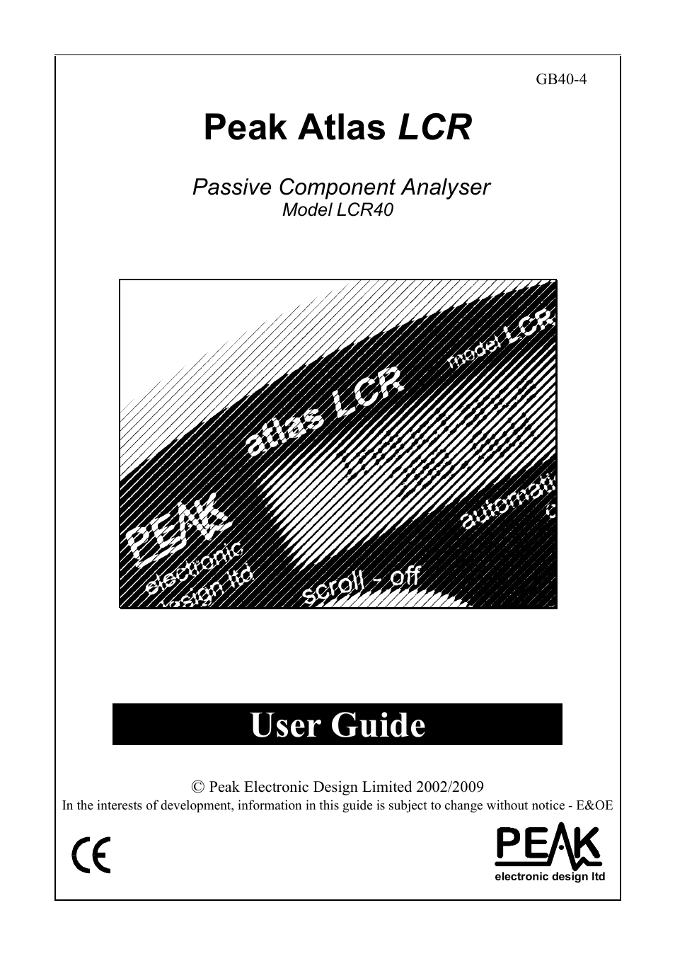 Velleman LCR40 User Manual | 20 pages