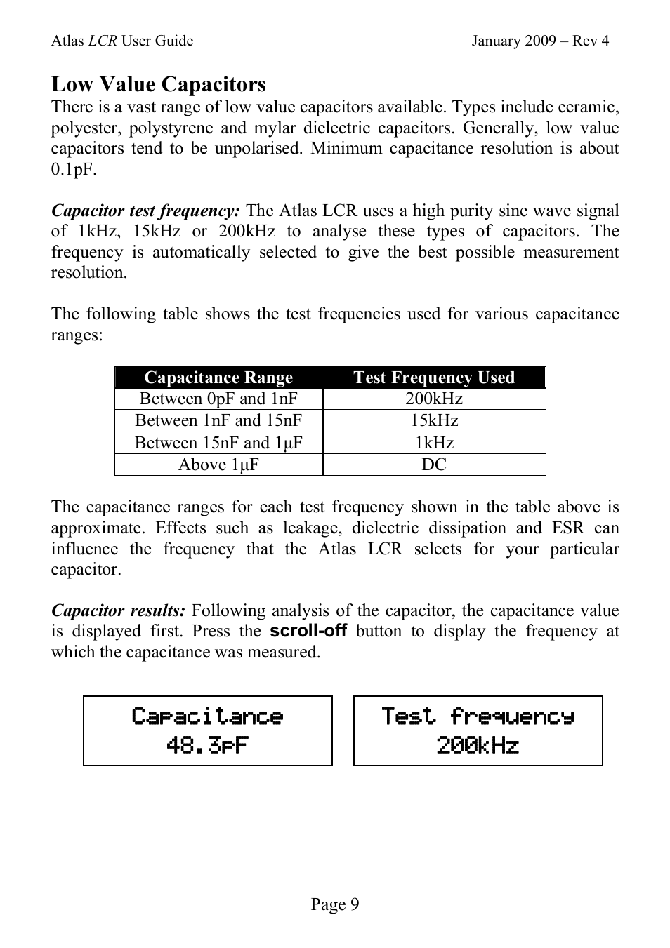 Velleman LCR40 User Manual | Page 9 / 20