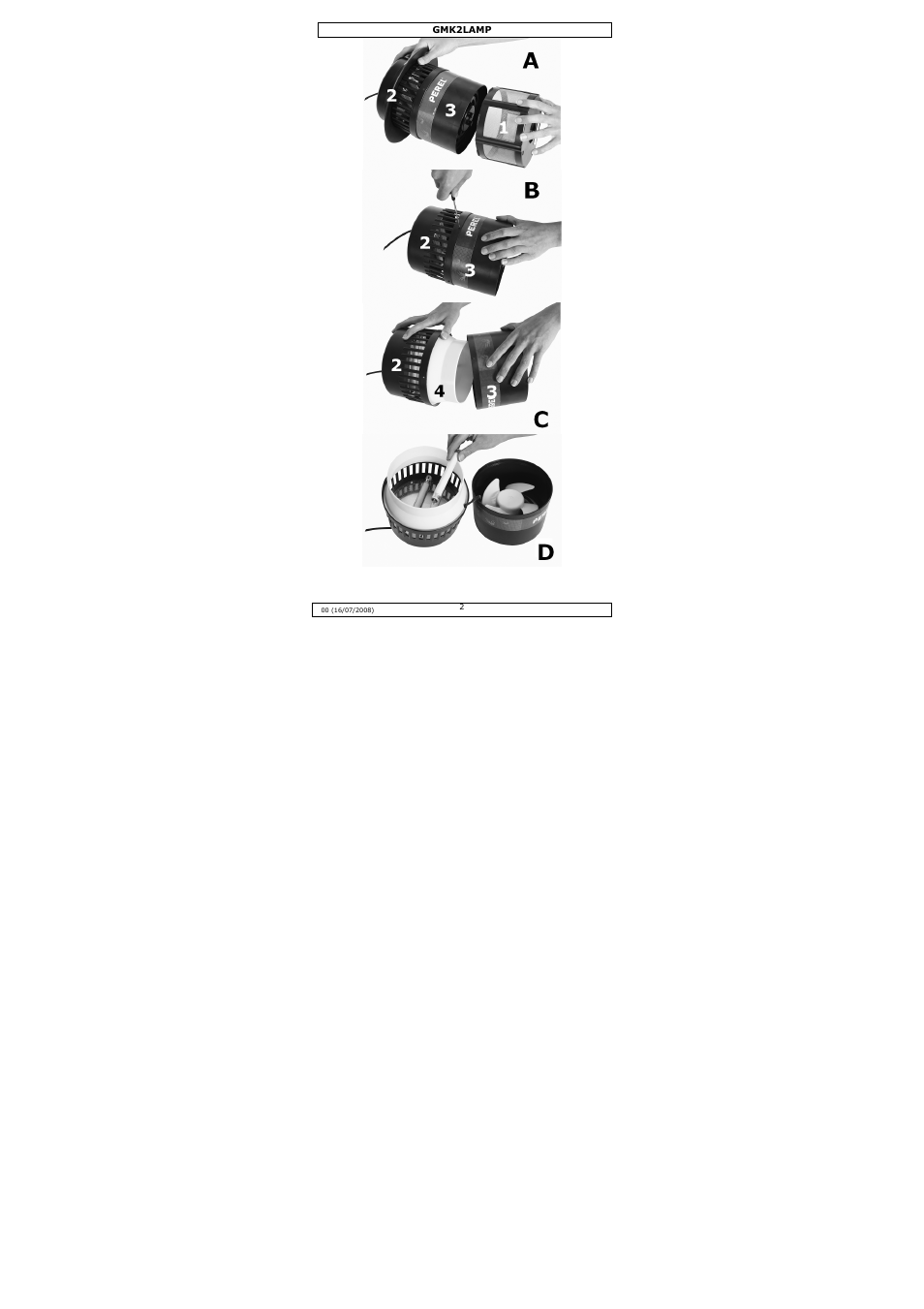 Velleman GMK2LAMP User Manual | Page 2 / 8