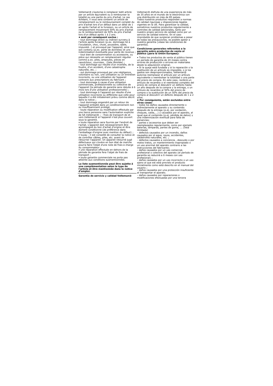 Velleman CAMCOLBUL27 User Manual | Page 17 / 18