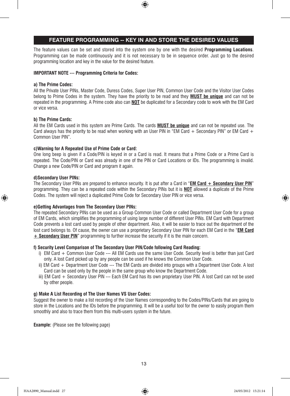 Velleman HAA2890 User Manual | Page 13 / 34