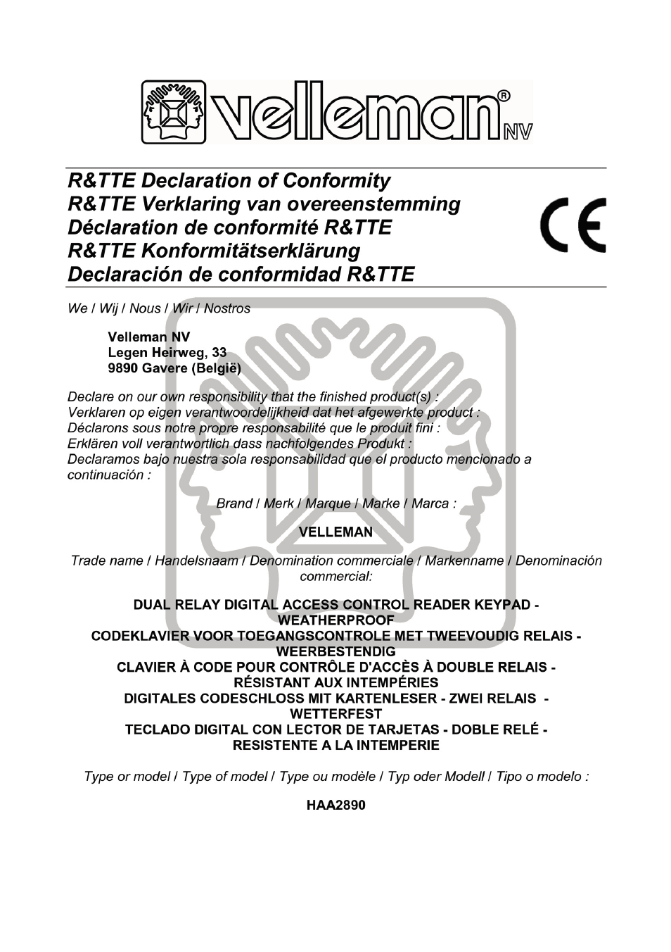 Velleman HAA2890 User Manual | Page 33 / 34