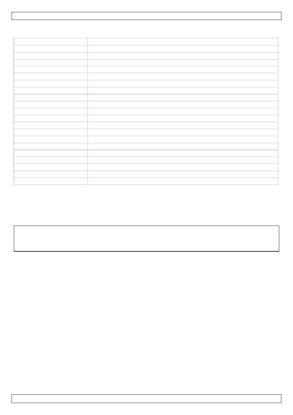 Technical specifications | Velleman MICW30A-B-C-D-E-F-G-H User Manual | Page 6 / 29